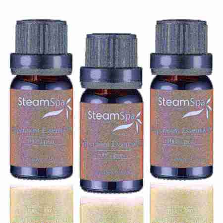 Steamspa Essence of Peppermint Aromatherapy Oil Extract Value Pack G-OILPEP3